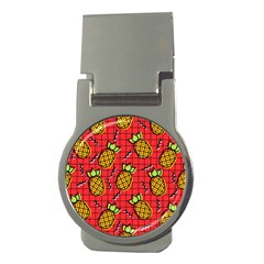 Fruit Pineapple Red Yellow Green Money Clips (round) 