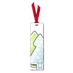 Tree Spruce Xmasts Cool Snow Small Book Marks by Alisyart