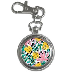 Fruit Pattern Pineapple Leaf Key Chain Watches by Alisyart