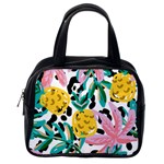 Fruit Pattern Pineapple Leaf Classic Handbags (2 Sides) Back