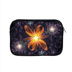 Beautiful Orange Star Lily Fractal Flower At Night Apple Macbook Pro 15  Zipper Case by jayaprime