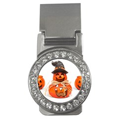 Funny Halloween Pumpkins Money Clips (cz)  by gothicandhalloweenstore