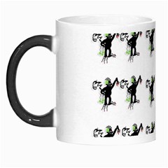 Floral Monkey With Hairstyle Morph Mugs by pepitasart