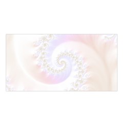 Mother Of Pearls Luxurious Fractal Spiral Necklace Satin Shawl by jayaprime