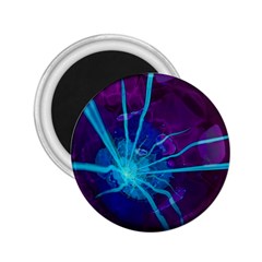 Beautiful Bioluminescent Sea Anemone Fractalflower 2 25  Magnets by jayaprime