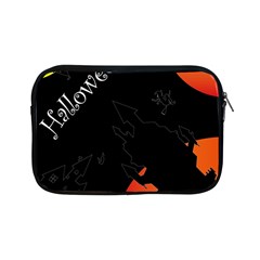 Castil Witch Hlloween Sinister Night Home Bats Apple Ipad Mini Zipper Cases