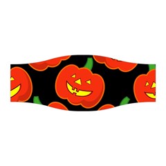 Halloween Party Pumpkins Face Smile Ghost Orange Black Stretchable Headband