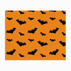 Halloween Bat Animals Night Orange Small Glasses Cloth