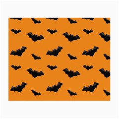 Halloween Bat Animals Night Orange Small Glasses Cloth (2-side)