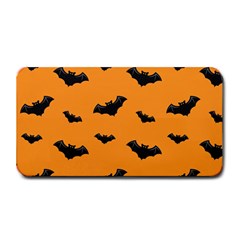 Halloween Bat Animals Night Orange Medium Bar Mats