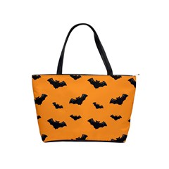 Halloween Bat Animals Night Orange Shoulder Handbags