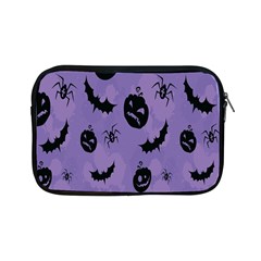 Halloween Pumpkin Bat Spider Purple Black Ghost Smile Apple Ipad Mini Zipper Cases by Alisyart