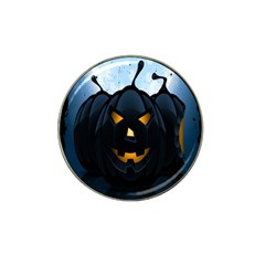 Halloween Pumpkin Dark Face Mask Smile Ghost Night Hat Clip Ball Marker (4 Pack)