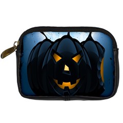 Halloween Pumpkin Dark Face Mask Smile Ghost Night Digital Camera Cases by Alisyart