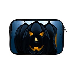Halloween Pumpkin Dark Face Mask Smile Ghost Night Apple Macbook Pro 13  Zipper Case