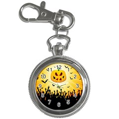 Halloween Pumpkin Bat Party Night Ghost Key Chain Watches by Alisyart