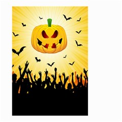 Halloween Pumpkin Bat Party Night Ghost Small Garden Flag (two Sides)