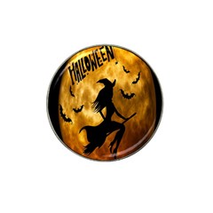 Halloween Wicked Witch Bat Moon Night Hat Clip Ball Marker