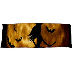 Halloween Wicked Witch Bat Moon Night Body Pillow Case (dakimakura)