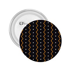 Halloween Zigzag Vintage Chevron Ornamental Cute Polka Dots 2 25  Buttons