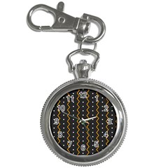 Halloween Zigzag Vintage Chevron Ornamental Cute Polka Dots Key Chain Watches