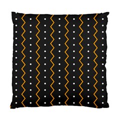 Halloween Zigzag Vintage Chevron Ornamental Cute Polka Dots Standard Cushion Case (two Sides)