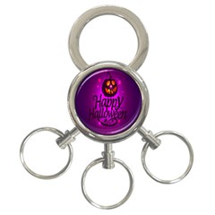 Happy Ghost Halloween 3-ring Key Chains by Alisyart