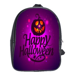 Happy Ghost Halloween School Bag (large)