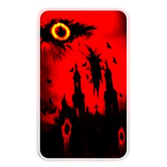 Big Eye Fire Black Red Night Crow Bird Ghost Halloween Memory Card Reader by Alisyart