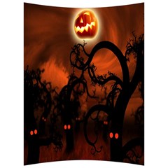 Halloween Pumpkins Tree Night Black Eye Jungle Moon Back Support Cushion by Alisyart