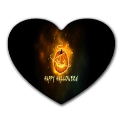 Happy Halloween Pumpkins Face Smile Face Ghost Night Heart Mousepads