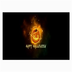 Happy Halloween Pumpkins Face Smile Face Ghost Night Large Glasses Cloth