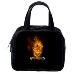 Happy Halloween Pumpkins Face Smile Face Ghost Night Classic Handbags (One Side) Front