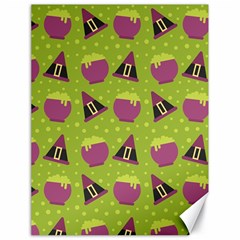 Hat Formula Purple Green Polka Dots Canvas 18  X 24   by Alisyart