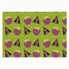 Hat Formula Purple Green Polka Dots Large Glasses Cloth