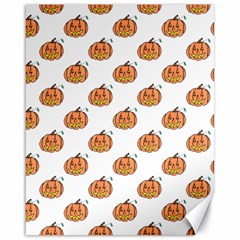 Face Mask Ghost Halloween Pumpkin Pattern Canvas 16  X 20  