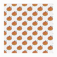 Face Mask Ghost Halloween Pumpkin Pattern Medium Glasses Cloth by Alisyart