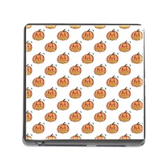 Face Mask Ghost Halloween Pumpkin Pattern Memory Card Reader (square)