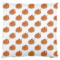 Face Mask Ghost Halloween Pumpkin Pattern Large Cushion Case (one Side)