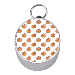 Face Mask Ghost Halloween Pumpkin Pattern Mini Silver Compasses