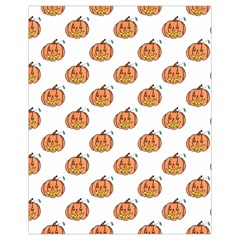 Face Mask Ghost Halloween Pumpkin Pattern Drawstring Bag (small)