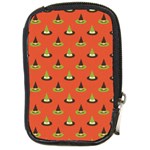 Hat Wicked Witch Ghost Halloween Red Green Black Compact Camera Cases Front