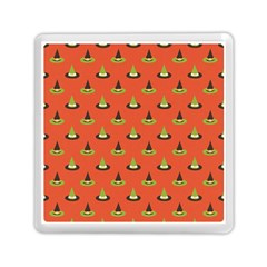 Hat Wicked Witch Ghost Halloween Red Green Black Memory Card Reader (square) 