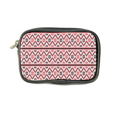 Red Flower Star Patterned Coin Purse