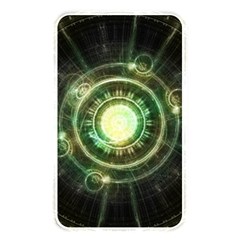 Green Chaos Clock, Steampunk Alchemy Fractal Mandala Memory Card Reader by jayaprime