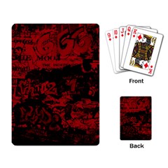 Graffiti Playing Card by ValentinaDesign