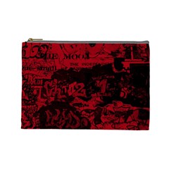 Graffiti Cosmetic Bag (large)  by ValentinaDesign