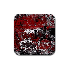 Graffiti Rubber Coaster (square)  by ValentinaDesign