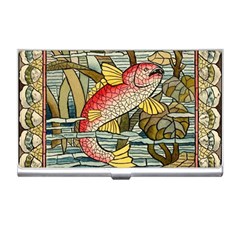 Fish Underwater Cubism Mosaic Business Card Holders by Celenk