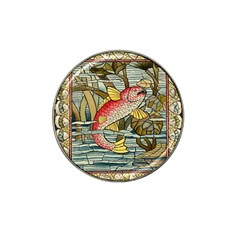 Fish Underwater Cubism Mosaic Hat Clip Ball Marker (10 Pack) by Celenk